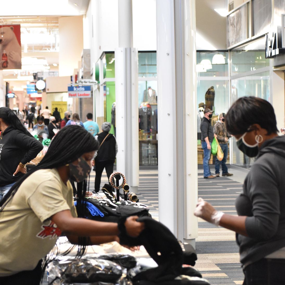 Small businesses at an Empower Me vendor event