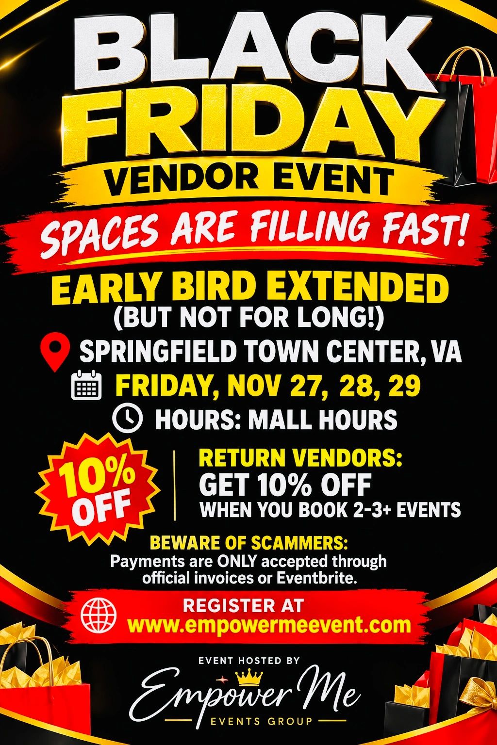 Empower Me vendor event at Springfield Town Center